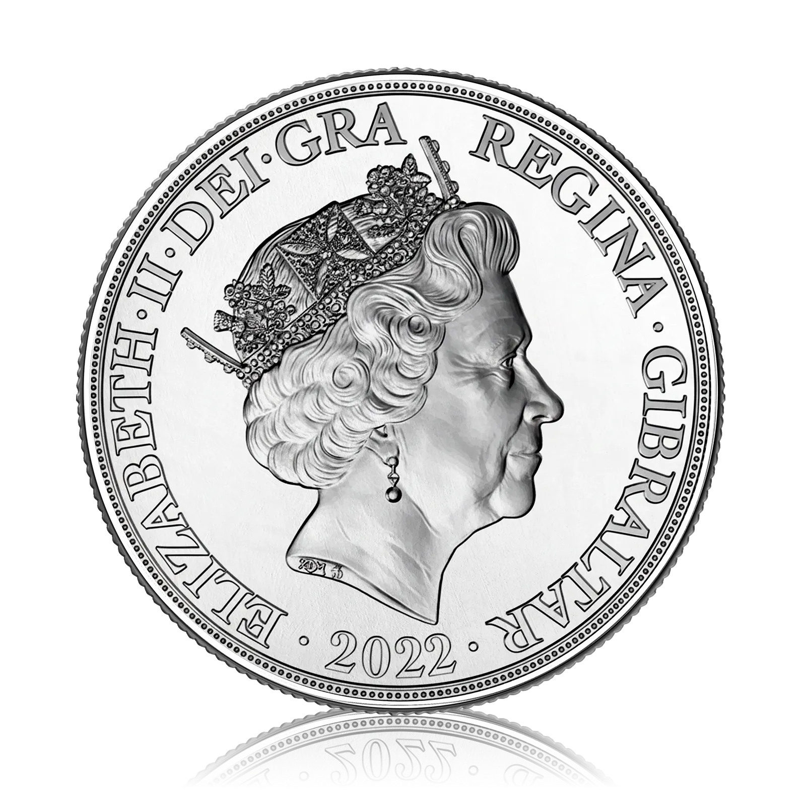 Silver Proof Sovereign Five Coin Set. St George and the Dragon (2022) 4